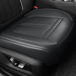 1PCS Nappa Leather Car Seat Cover Full Wrap Driver Car Seat Protector Mat Anti-Slip Bott detail view