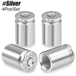 4PCS Tire Valve Stem Caps | Universal Leak Proof Stem Covers for Car SUV Truck Bicycle close-up view