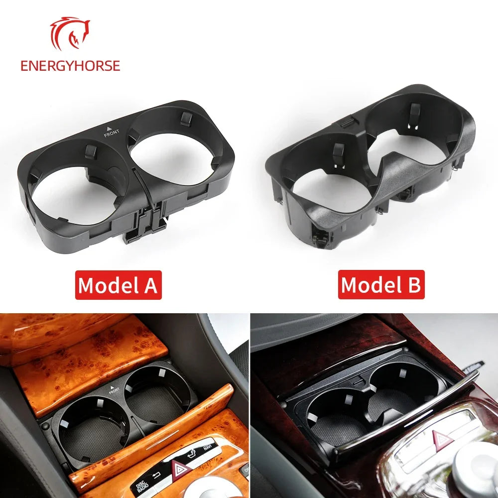 Car Center Console Cup Holder Cup Drink Holder Outer Cover for Mercedes Benz S-Class W221 Interior Accessaries Replacement