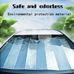 140x70CM Car Window Sun Shade Windshield Snow Ice Anti-UV Protection Front Rear Windsh close-up view