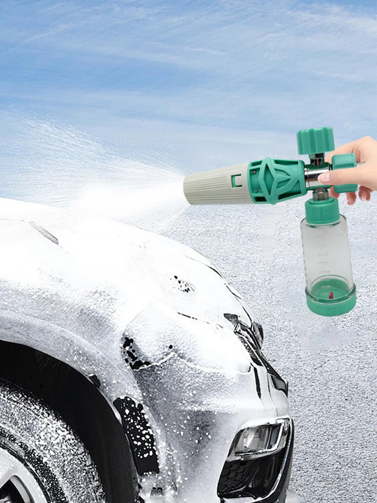 100ml Pressure Washer Foam Spray Pot | 1/4 Inch Quick-Connect Car Wash Foam Sprayer close-up view