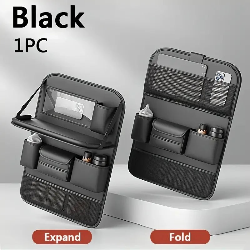 2026 Car Seat Back Organizer Tablet Holder Storage Bag, 1 Pack