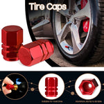 Aluminum Alloy Tire Valve Caps | 5 or 10 Pack Waterproof Dustproof Stem Covers alternate view