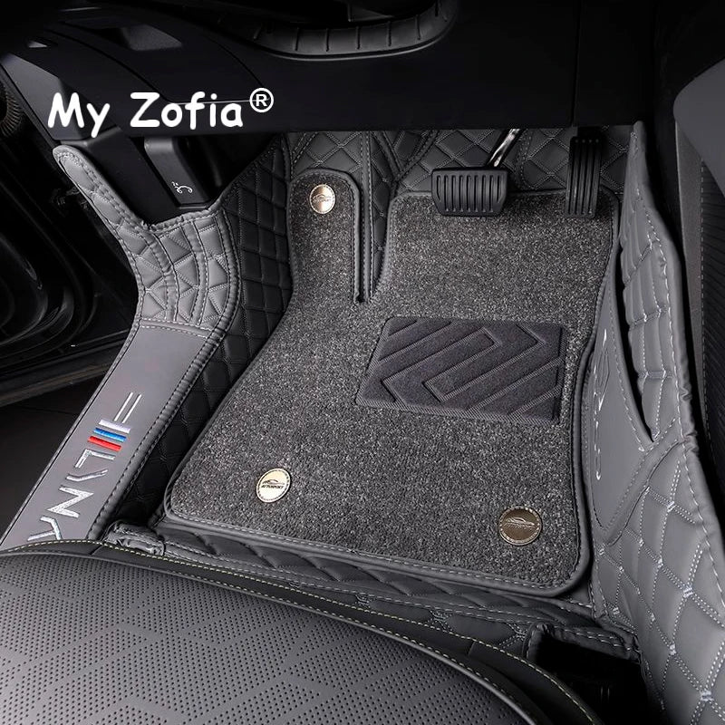 For Lynk & Co 08 EMP 2025 2026 Car Floor Mats Single Double Layer Wire Custom Foot Pads Salon Carpet Cover Interior Accessories