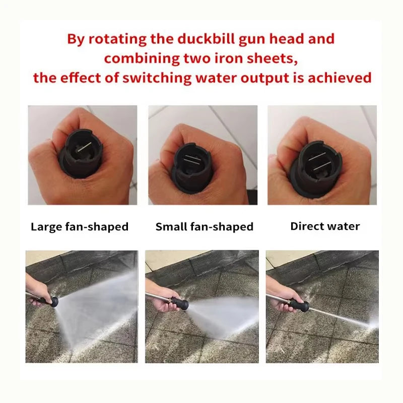 Professional Adjustable 4000psi Car Wash Trigger Gun | 1/4 Quick Connector High-Pressure detail view