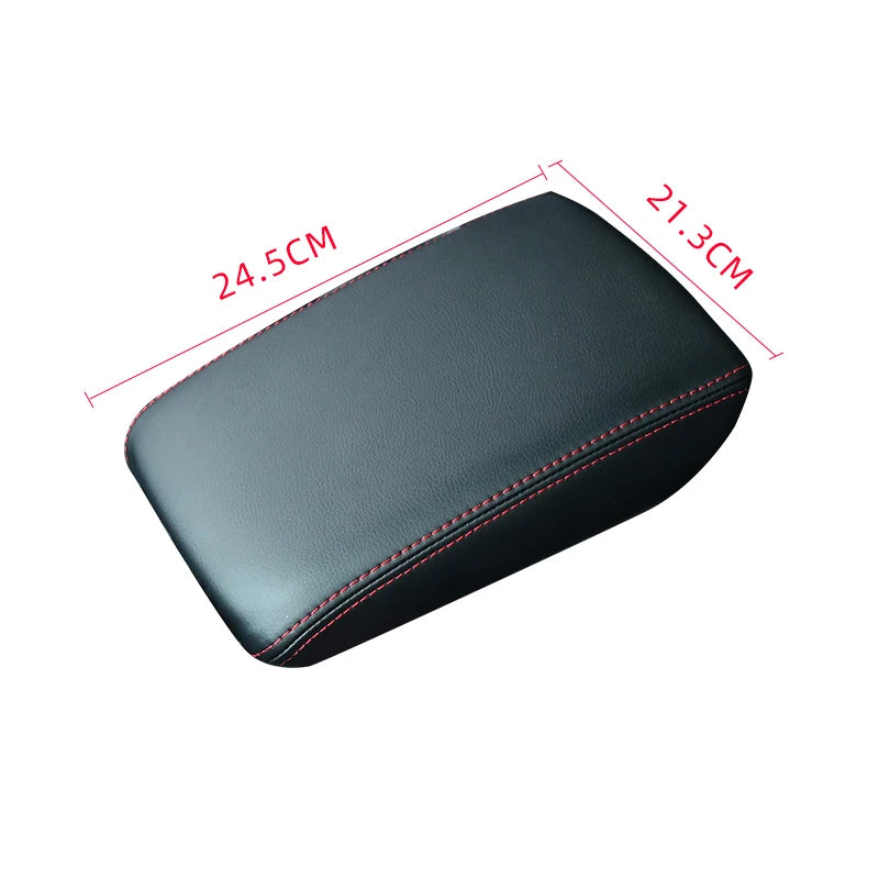 For Audi A4 B8 A5 2006-2012 2013 2014 2015 2016 Central Control Leather Armrest Box P lifestyle view