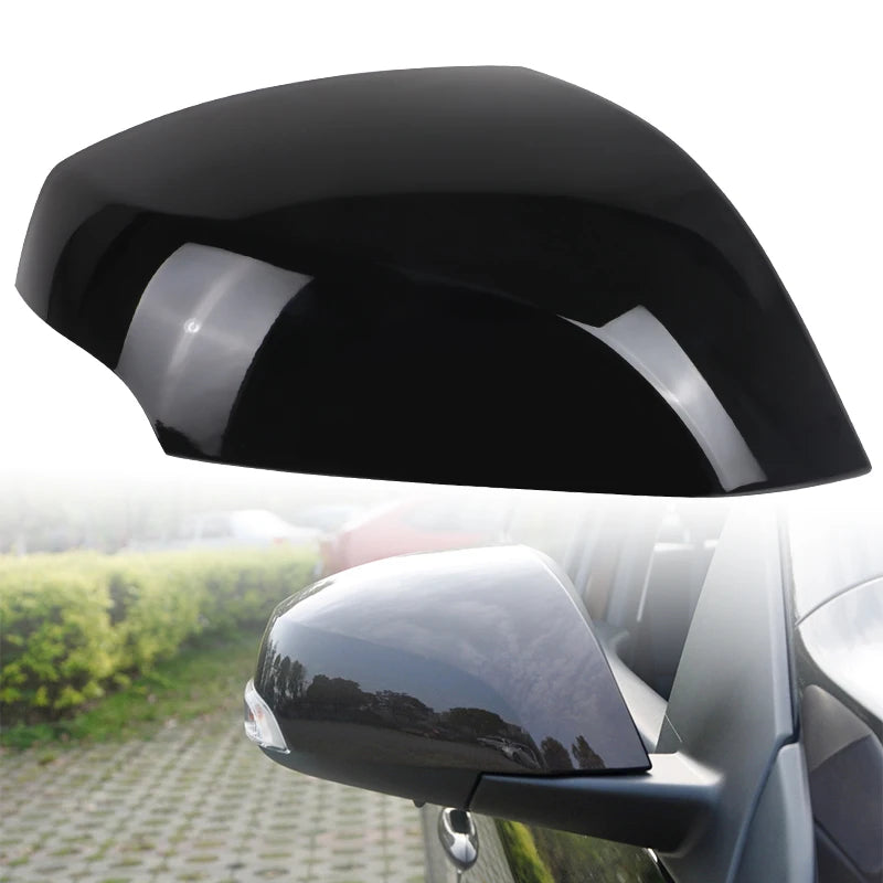 Glossy Black Door Wing Rearview Mirror Cover For Renault Megane 3 MK3 III 2008 2009 2010 2011 2012 2013 2014 2015 Mirror Cap