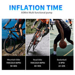 BSCOBBER 4in1 Electric Portable Tire Inflator | 100PSI Bike Pump with Digital Display lifestyle view