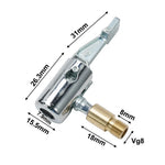 Metal Locking Air Tire Chuck For Car Tire Inflator lifestyle view