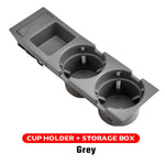 Double Hole Car Center Console Storage Box with Cup Holder | For BMW E46 1999-2006 additional angle