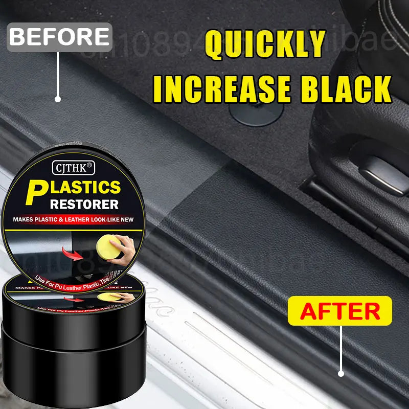 Plastic Trim Restorer Back To Black Gloss Leather Coating lifestyle view