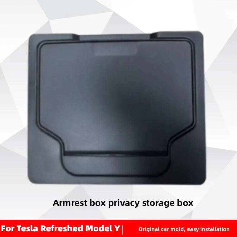 For Tesla Model 3 Y 2017~2026 Car Hidden Storage Box Model 3 Highland Y Juniper Center Console Armrest Organizer Box Accessories