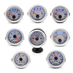 52mm 7-in-1 Car Gauge Set | LED Boost, Water Temp, Oil Pressure & Tachometer