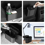 3Pcs Mini Car Trash Can with Lid alternate view
