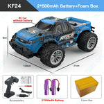 ZWN 1:16/1:20 2.4G Model RC Car With LED Light 2WD Off-road Remote Control Climbing V alternate view