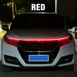 1pc Dynamic meteor Led Car Hood Lights Strip Universal Engine Hood Guide Decorative L lifestyle view