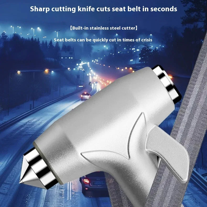 Car Window Breaking Safety Hammer Glass Breaker Tool lifestyle view