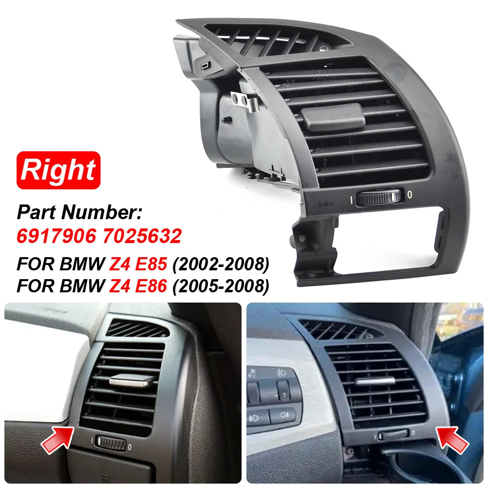 2PCS Front Dashboard Air Vent Side Cup Holder Drink Bracket for BMW Z4 E85 E86 2002-2 alternate view