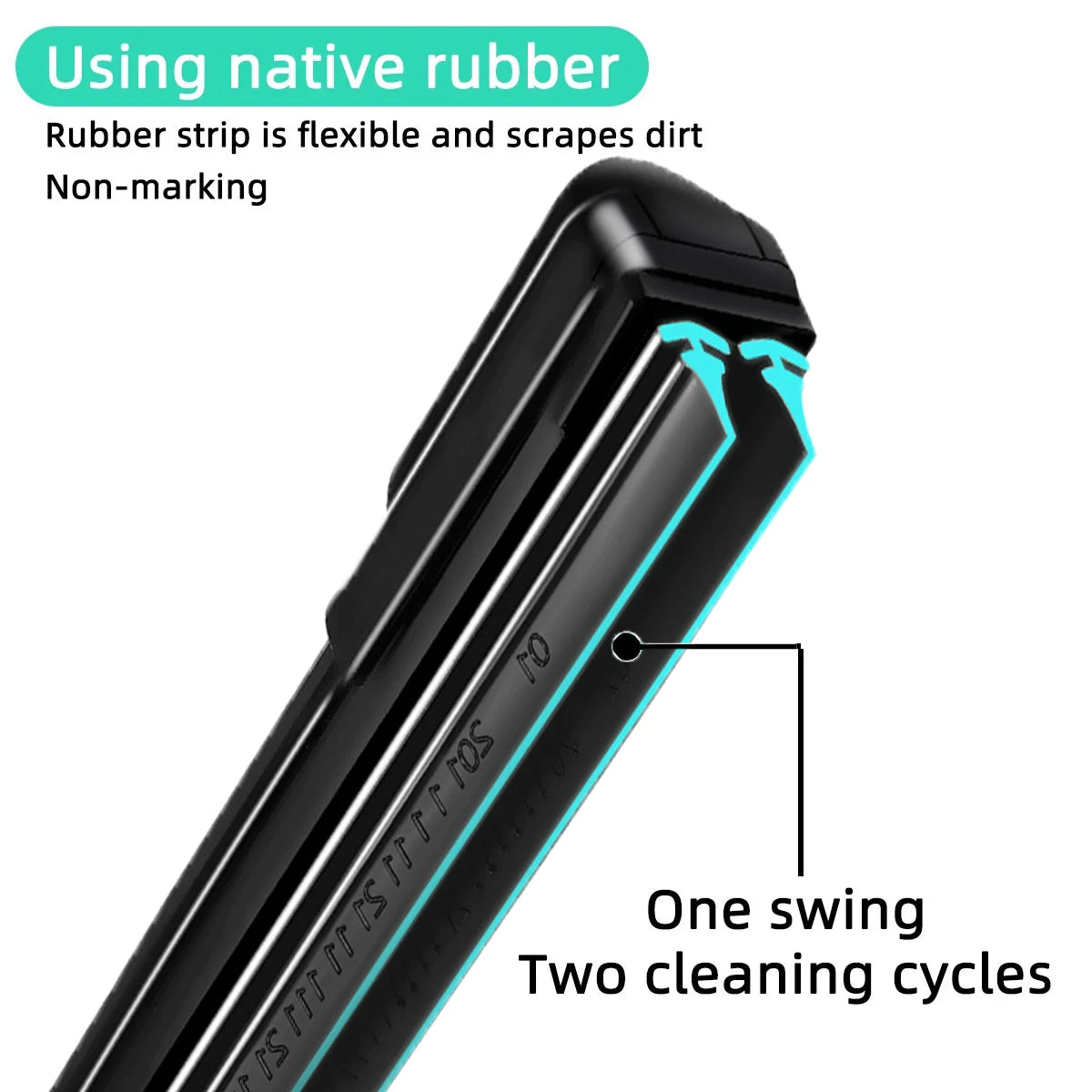 Adohon Hybrid Wiper Blades for Land Rover Discovery 3 4 LR3 LR4 L319 2004-2016 | Fr additional angle