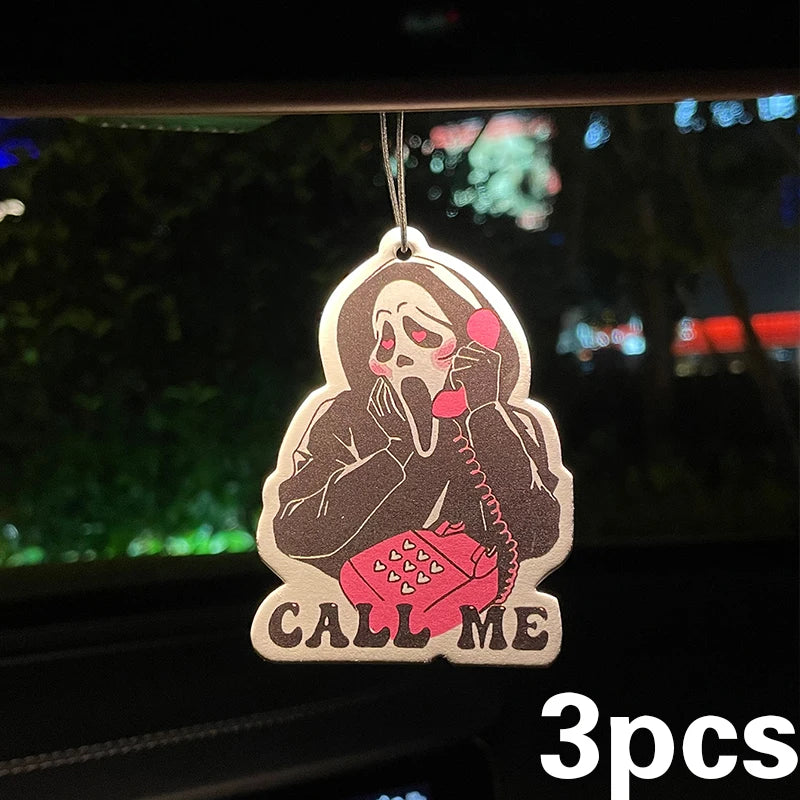 Call me on Halloween, car air freshener, perfume pendant, rearview mirror hanging decoration, intercontinental hotel fragrance