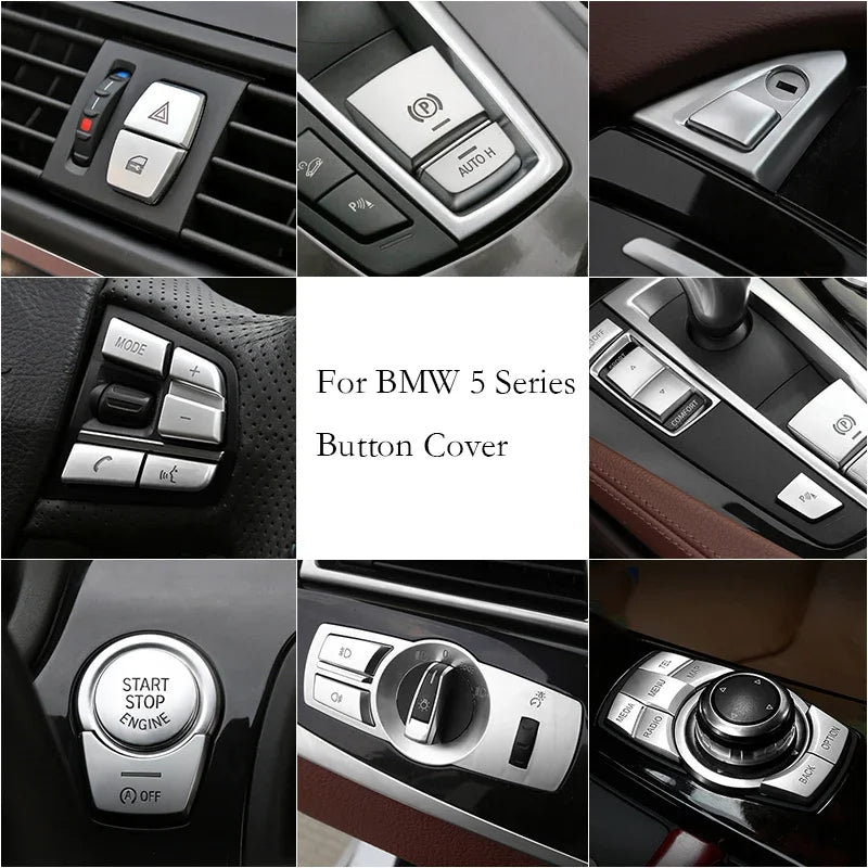For BMW 5 6 7 5GT X3 X4 X5 X6 Headlight Switch Button Cover Engine Start Stop Switch alternate view