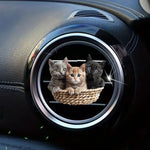 Car Cat Air Freshener Diffuser Car Air Outlet Perfume Clips Air Outlet Aroma Diffuser Ventilation Clip Car Interior Decoration