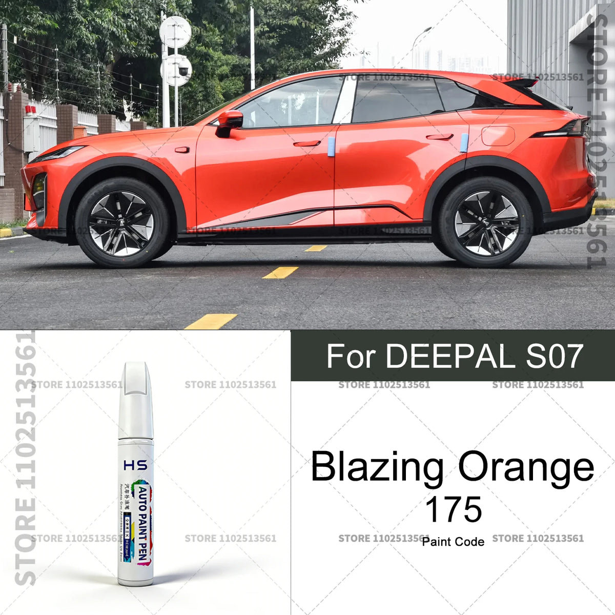 For DEEPAL S07 Car Paint Repair Pen Touch Up Scratch Remover DIY Auto Accessories Ora lifestyle view