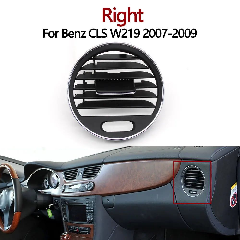 Car Front Dash Air Conditioner AC Vent Grille Outlet Cover Panel For Mercedes Benz CLS W219 CLS55 CLS63 CLS350 CLS500 2007-2009