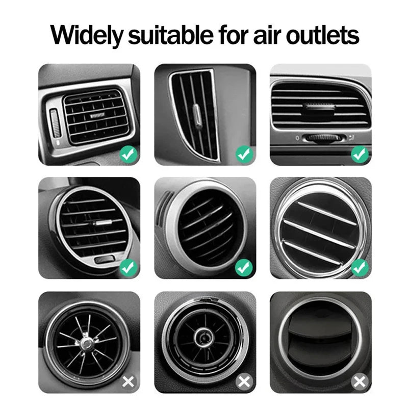 VIKEFON Car Wireless Charger Air Vent Mount | Fast Induction Phone Holder for iPhone lifestyle view