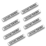 Harman Kardon BOSE Badge aluminum 3D car audio stickers For bmw Dacia Alfa Romeo Lada Skoda Hyundai Infiniti Volvo Audi Jaguar