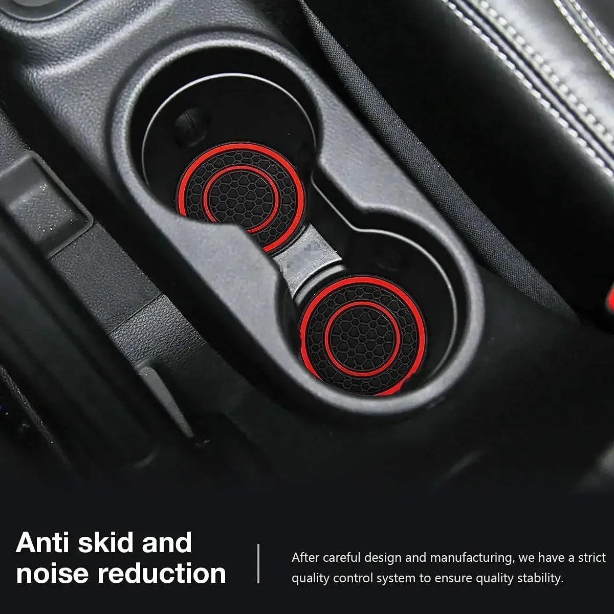 Anti Slip Car Cup Holder Coaster 2-Piece
