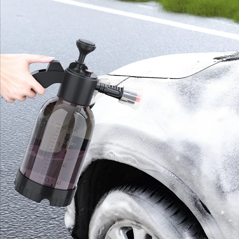 2L Multi-purpose Handheld Car Wash Foam Sprayer | Auto Cleaning Tool for Cars Motorcycles Bikes