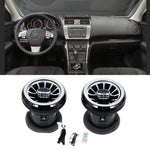 2PCS LED Front Dashboard AC Air Condition Vent Outlet Turbo Interior Trim For Mazda 6 GH Air Vent Outlet Car Accessories