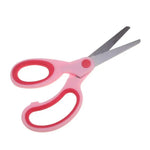 Left Handed Scissors Stainless Steel Colorful Cute Design For Students Children Office close-up view