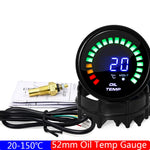 2" 52MM Digital LED Gauge Set | PSI Boost Vacuum Water Temp Oil Temp Oil Press Voltme lifestyle view