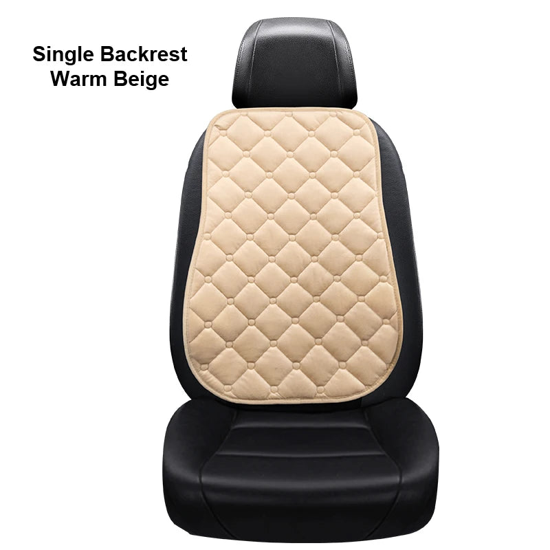 Car Seat Cushion Cover Universal Winter Warm Rear Seat Protector Three Piece alternate view