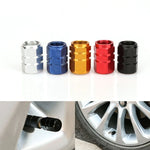 Aluminum Alloy Car Tire Valve Caps | 4-Pack Waterproof Dustproof Stem Covers for Auto Motorcycle Bik