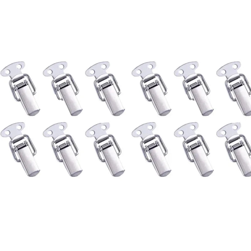 6/12PCS Toggle Latches Spring Loaded Clamp Clip Case Box Latch Catch Toggle Tension additional angle