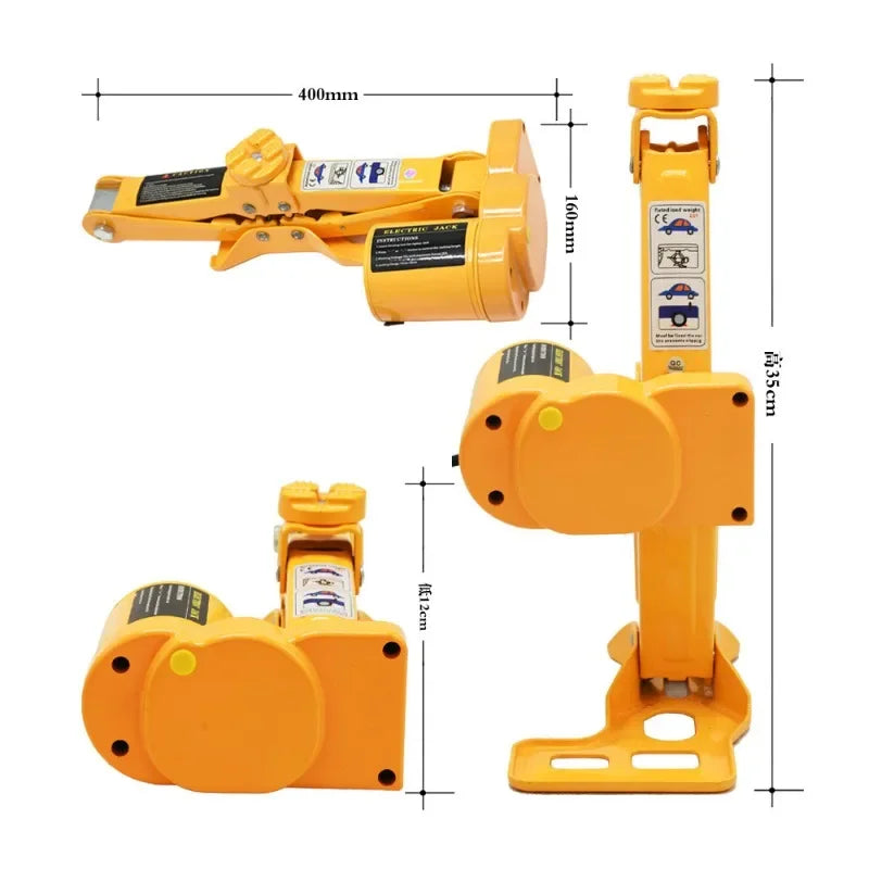 Car Jack 2T/3T12V DC Lifting Tire and Wheel Repair and Replacement Kit SUV Van and Emerg detail view