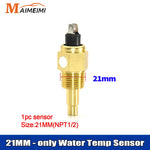 85mm 6 in 1 LCD MultiFunction Gauge | Tachometer Fuel Level Water Temp Oil Pressure additional angle