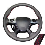 Car Steering Wheel Cover Perforated Microfiber Leather For Ford KUGA Escape 2013-2016 alternate view