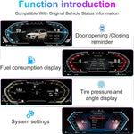 10-Inch Digital Cluster Dashboard for BMW 1/2 Series X1 X2 | Plug-and-Play Odometer detail view