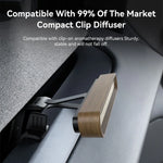 YZ Compact Air Vent Diffuser Clip for Tesla Model 3 Y Highland Juniper | Mount Adapter C detail view