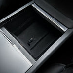 for Tesla New Model Y Juniper Launch 2026 2025 Model 3 Highland 2024 Console Armrest Storage box Organizer Flocking ABS