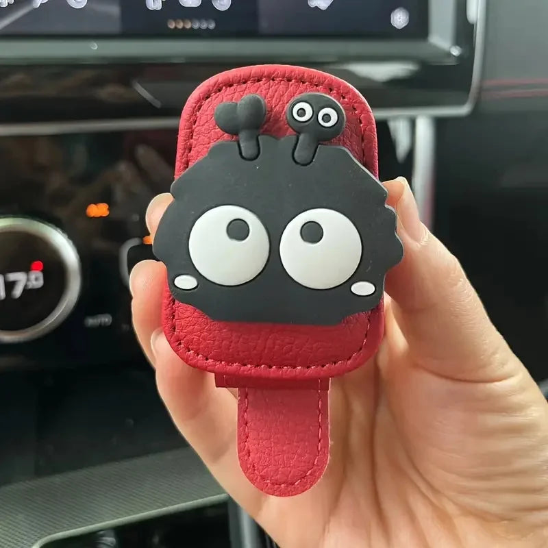 Car Visor Eyewear Holder Clip for Sunglasses & Glasses close-up view