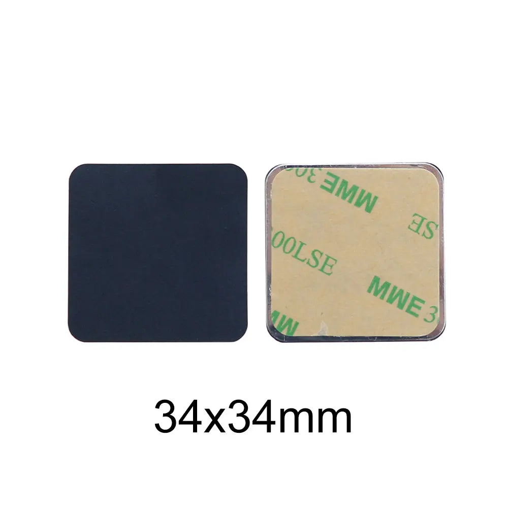 10pcs Black Magnetic Metal Plates for Car Phone Holder | Universal Iron Sheet Disk St lifestyle view