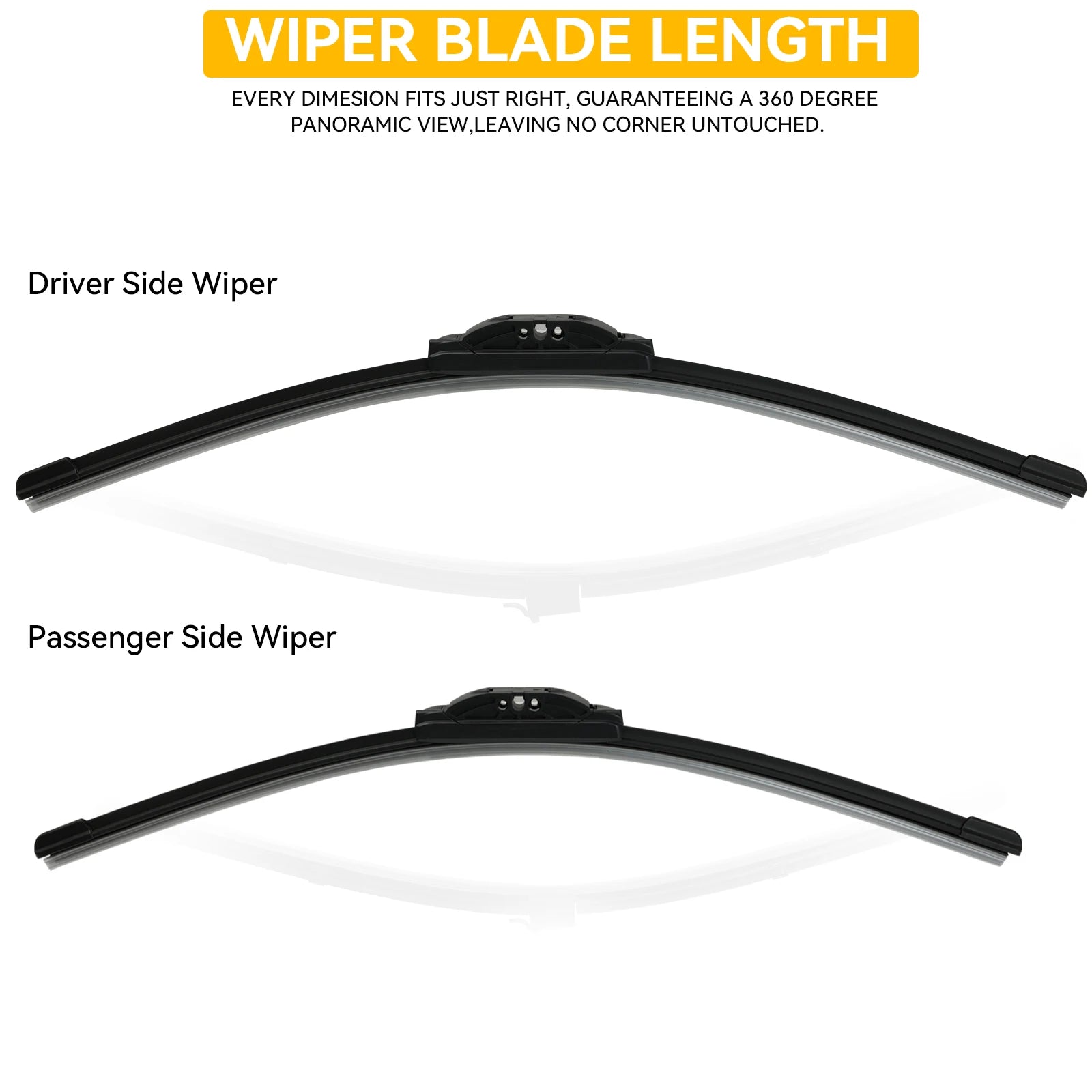 Xukey Front Windscreen Wiper Blades Set for Renault Grand Scenic / Scenic 2 II 2003 additional angle