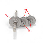 Metal Transmission Gearbox Gear Box for 1/12 RC Car MN82 MN78 MN99S MN168 MN98 MN Model Crawler 370 Motor Upgrade Accessories