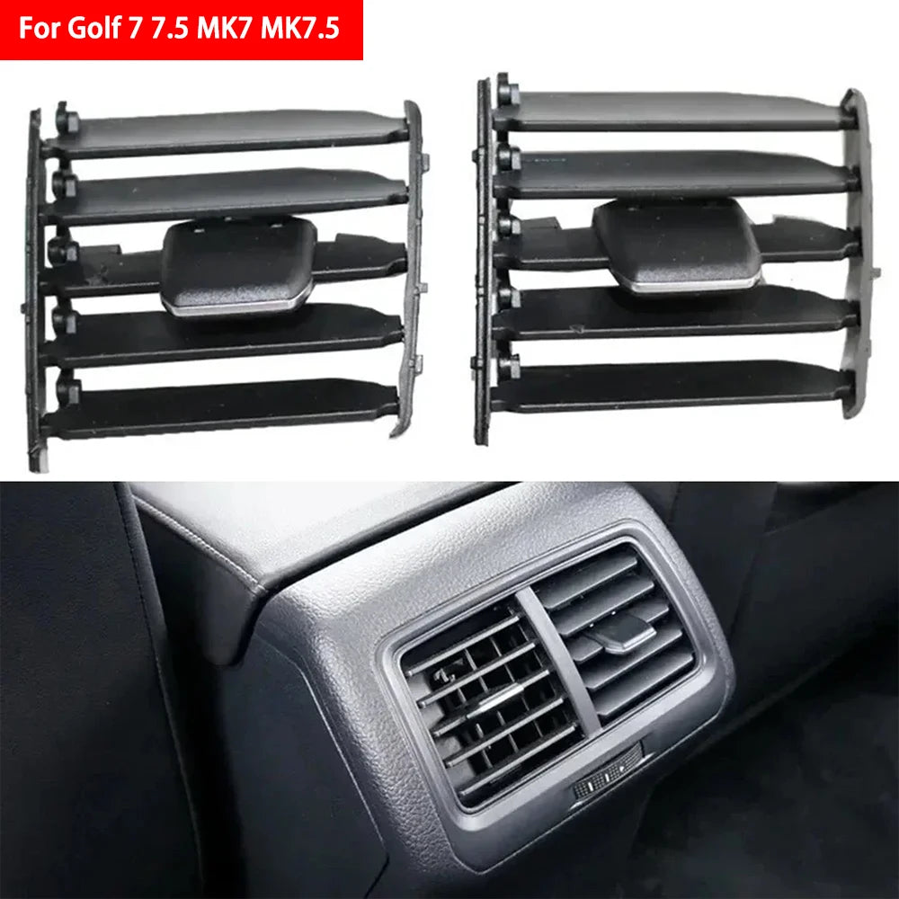 For Golf 7 7.5 MK7 MK7.5 Rear AC Air Condition Vent Grill Folding Clip Trim 5GG819203 5G0819203 Center AC Air Vent Grill Parts