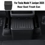 For Tesla Model Y Juniper 2025 Rear Seat Trash Can | Under Seat Storage Organizer